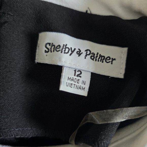 Shelby & Palmer Black Collared Dress Size 12 - Picture 5 of 12